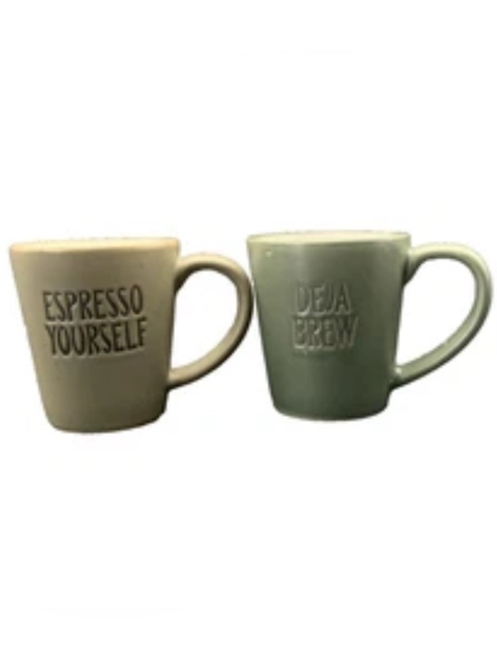 Pre Owned Espresso Demitasse Shot Cups Mugs Espresso Yourself Deja Brew Lot of 2